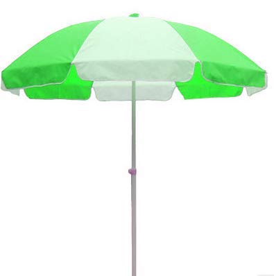 By-Color Blue and White Garden Folding Umbrella, Size - 40"(medium) & 48"(big) Beach Umbrella Pack Of 1