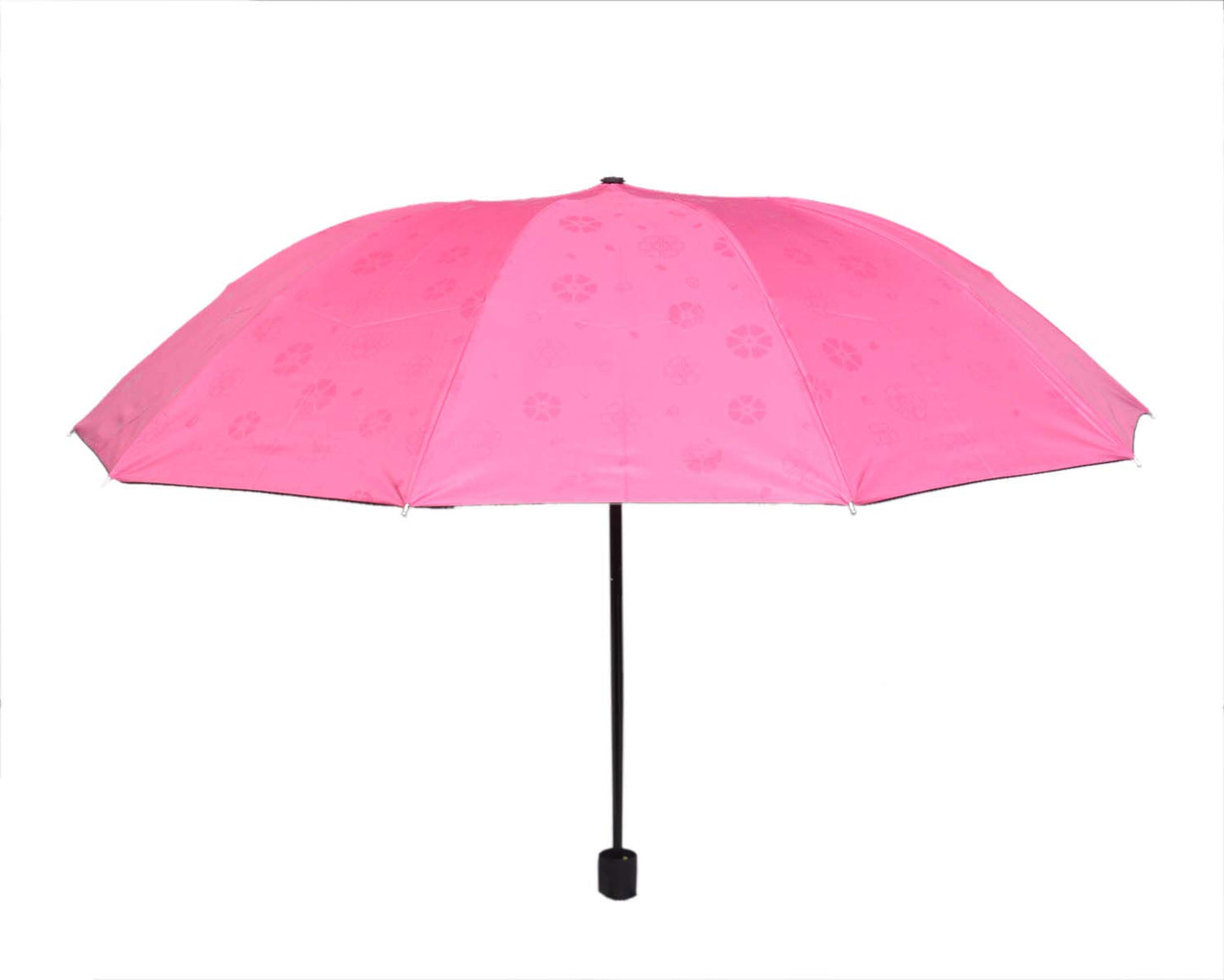 Water Begin Bloom Magic Compact Sun Travel Umbrellas for Women, Best Size, Anti-Uv Dome Shape, Sun/Rain Umbrella (Pack of 1)