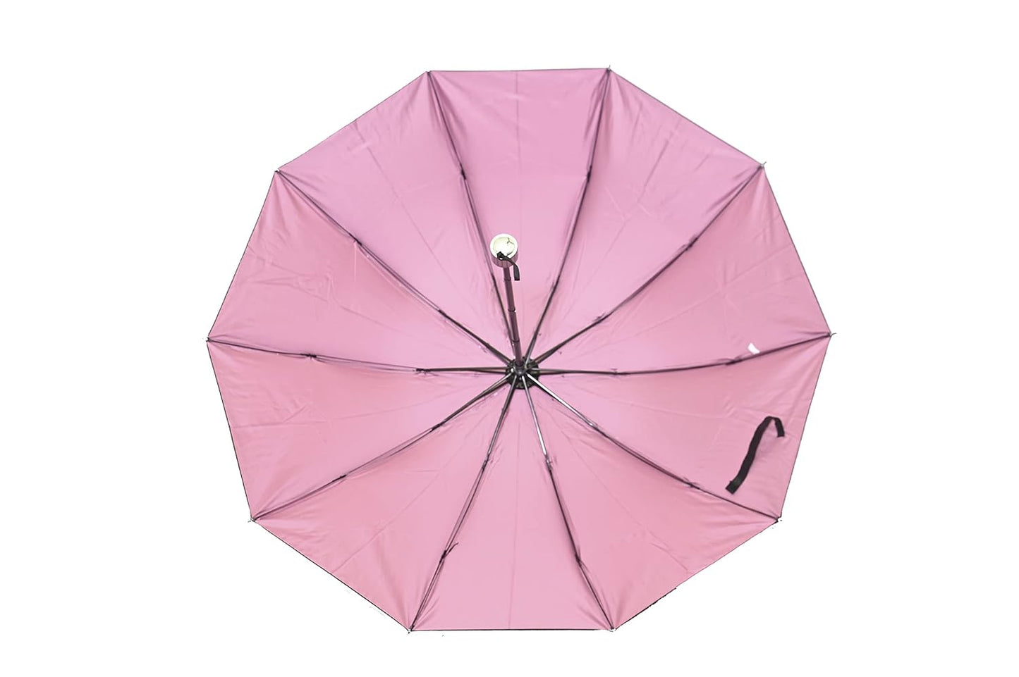 FloralPrinted 3 Fold Anti-Uv,Inner Solid Color Women Compact Umbrella,Pack of 1