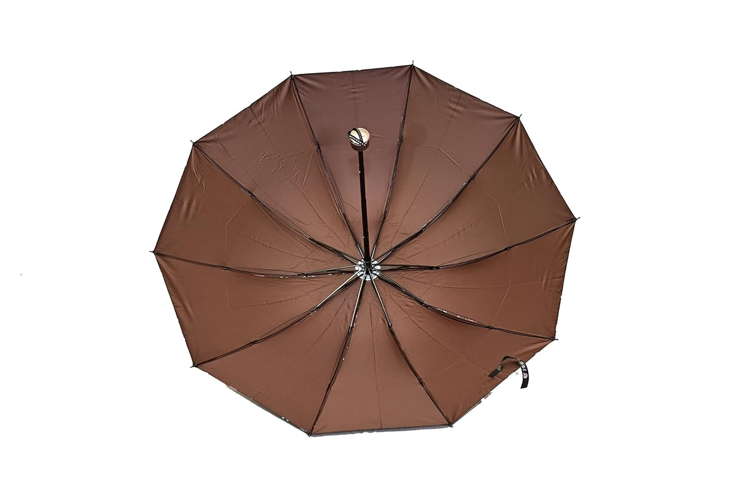 FloralPrinted 3 Fold Anti-Uv,Inner Solid Color Women Compact Umbrella,Pack of 1