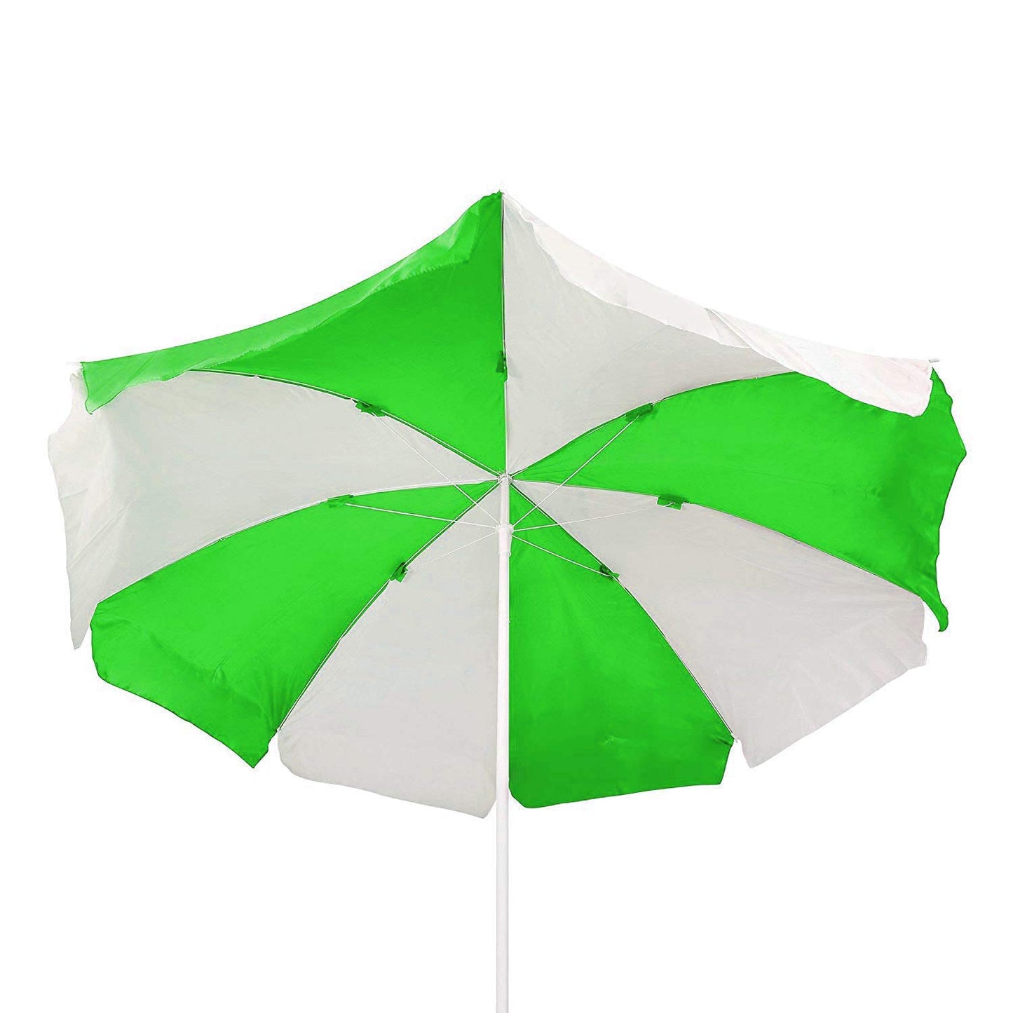 By-Color Blue and White Garden Folding Umbrella, Size - 40"(medium) & 48"(big) Beach Umbrella Pack Of 1