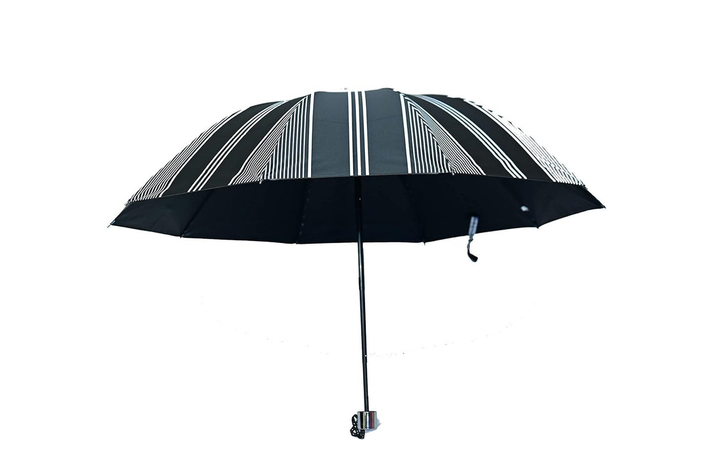 Printed 3 Folding Anti-Uv Sun/Rain Womens Compact Umbrella, Pack of 1