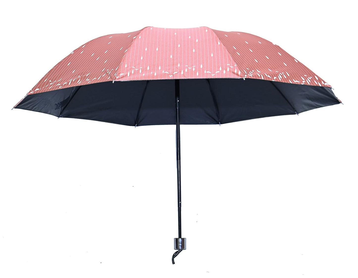 Drops Printed Anti Uv/Rain 3 Folding Umbrella, Pack Of 1