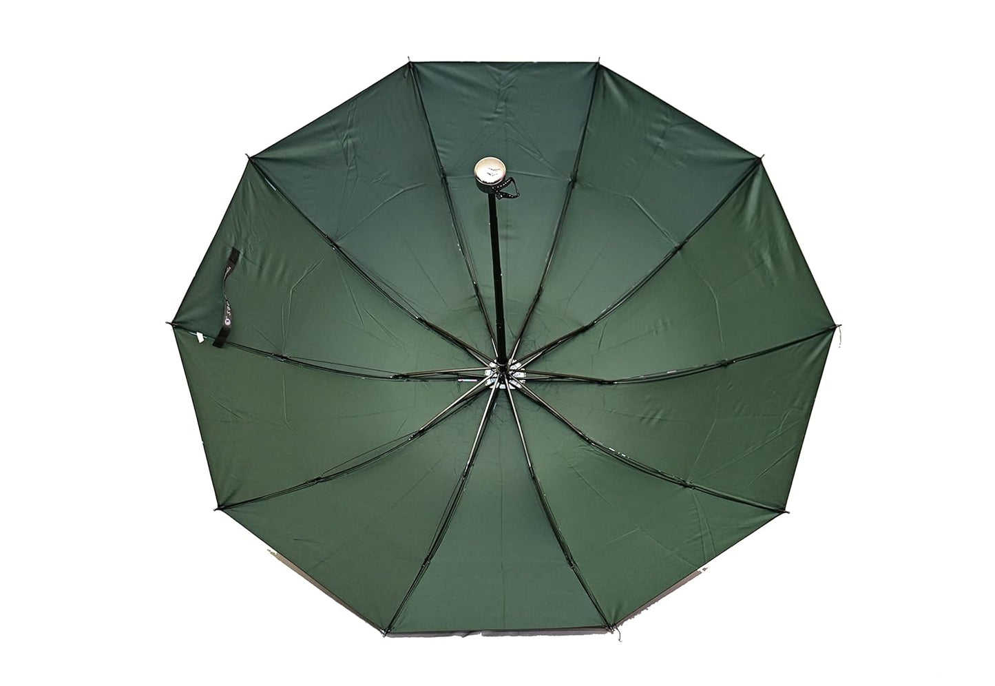FloralPrinted 3 Fold Anti-Uv,Inner Solid Color Women Compact Umbrella,Pack of 1