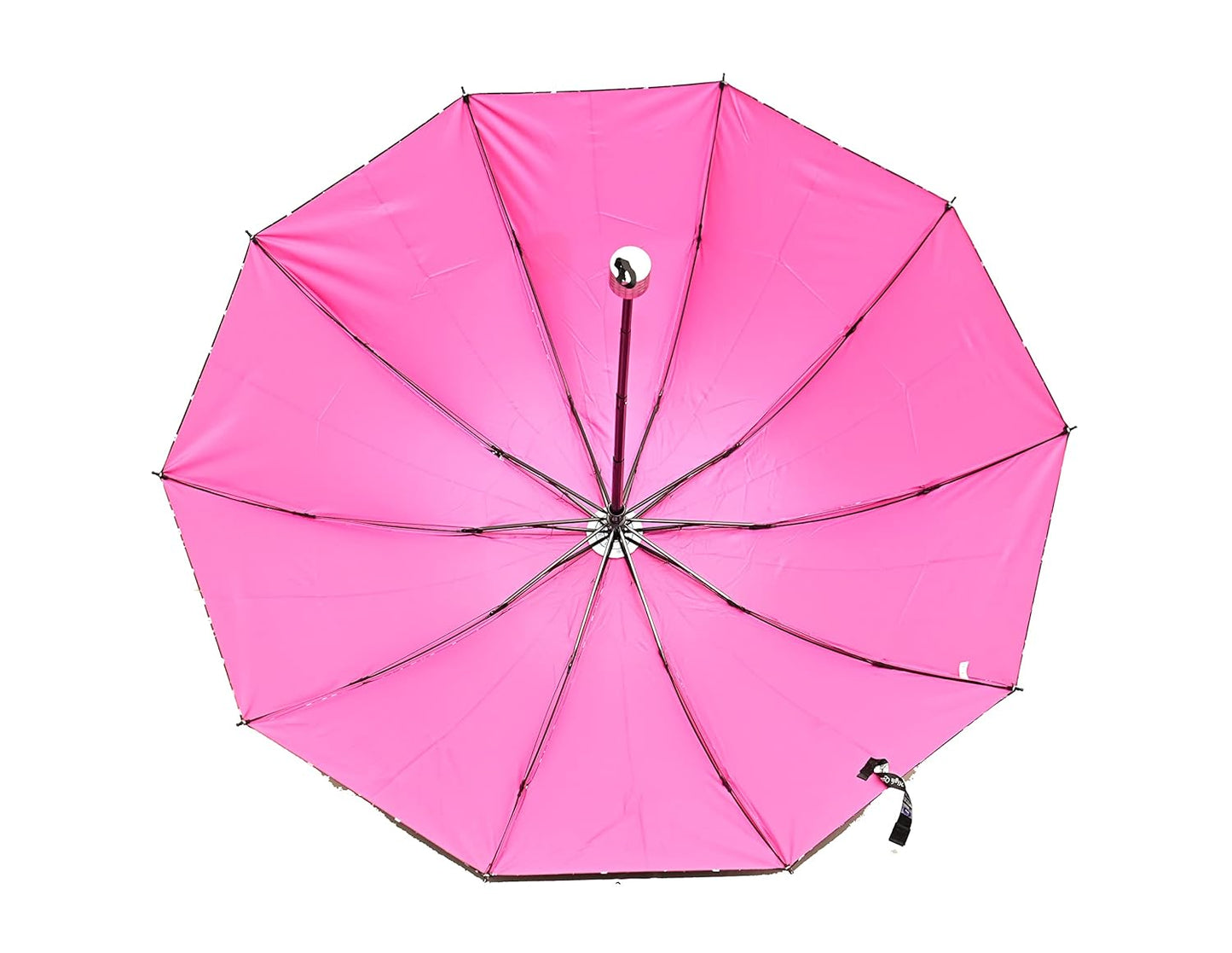 FloralPrinted 3 Fold Anti-Uv,Inner Solid Color Women Compact Umbrella,Pack of 1