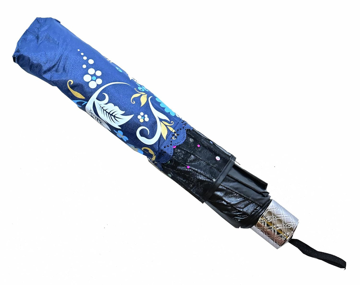 Xyro-Cutting-Edge Netted border Sun/Rain Women Floral Printed Umbrella Pack Of 1