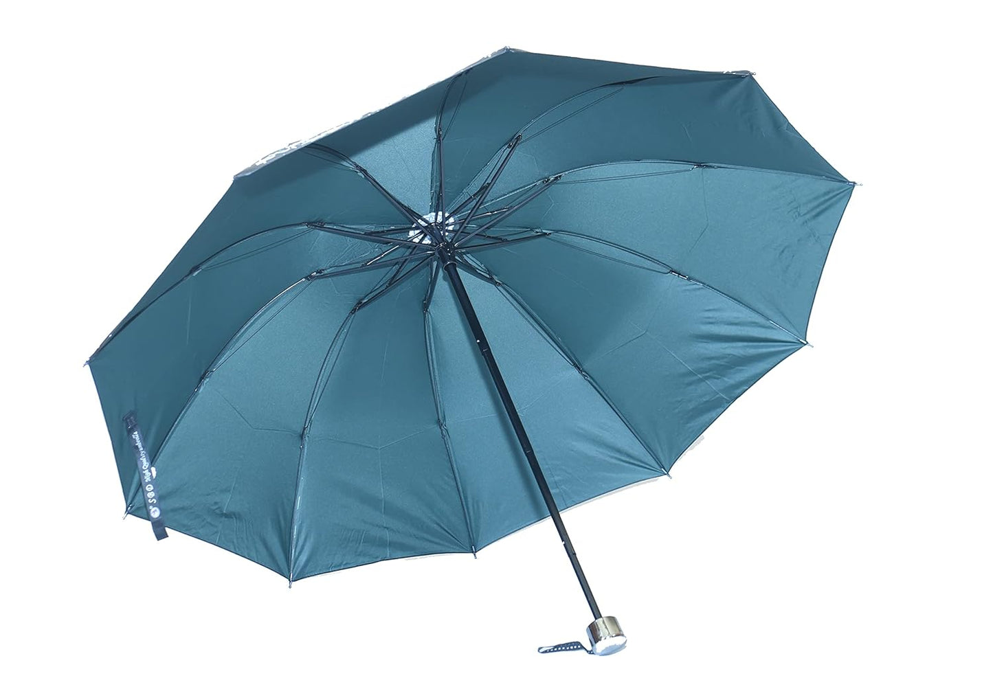 FloralPrinted 3 Fold Anti-Uv,Inner Solid Color Women Compact Umbrella,Pack of 1