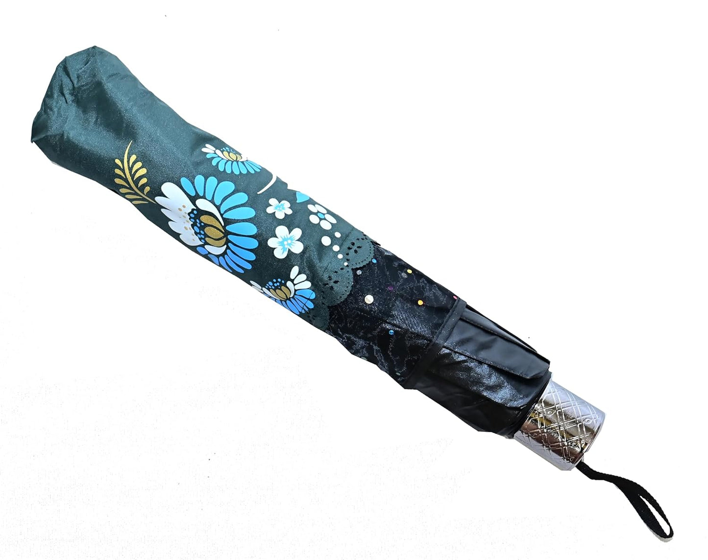 Xyro-Cutting-Edge Netted border Sun/Rain Women Floral Printed Umbrella Pack Of 1
