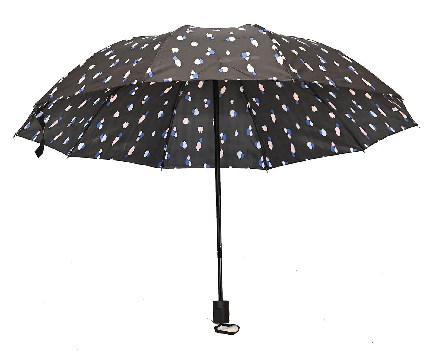 Drop Print 3 folding Ultra-LeightWeight Women Umbrella , Pack of 1