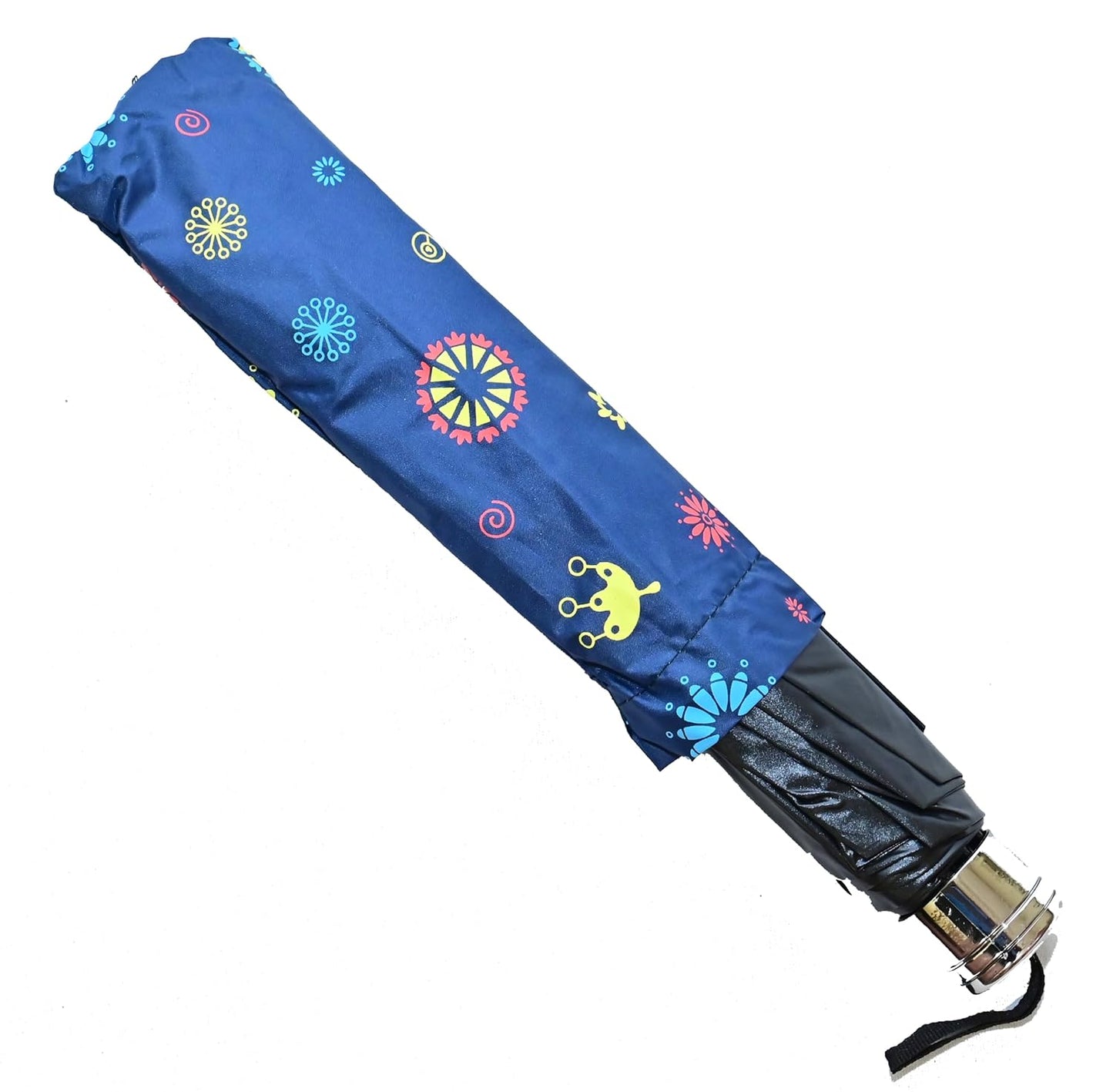 COMPACT 3 FOLD SUN/RAIN PRINTED UV PROTECTION UMBRELLA FOR WOMEN , Pack of 1