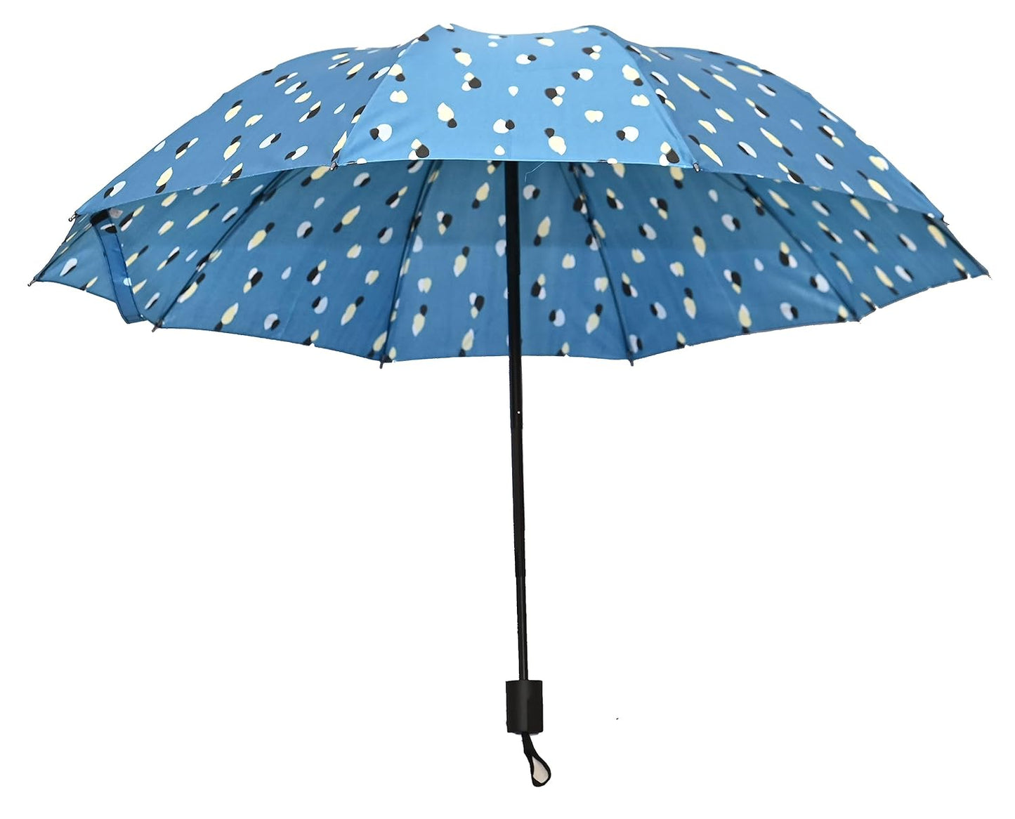 Drop Print 3 folding Ultra-LeightWeight Women Umbrella , Pack of 1