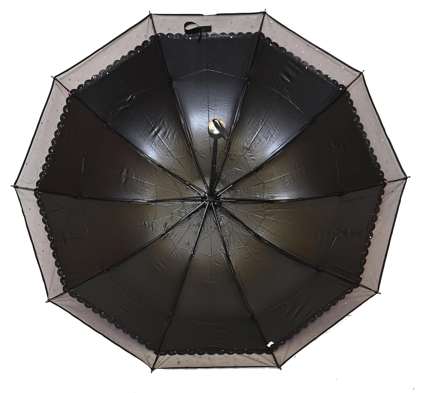 PROTECTIVE Printed Anti-UV 3Folding Umbrella with Net border