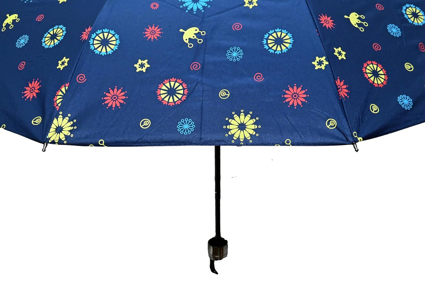 COMPACT 3 FOLD SUN/RAIN PRINTED UV PROTECTION UMBRELLA FOR WOMEN , Pack of 1
