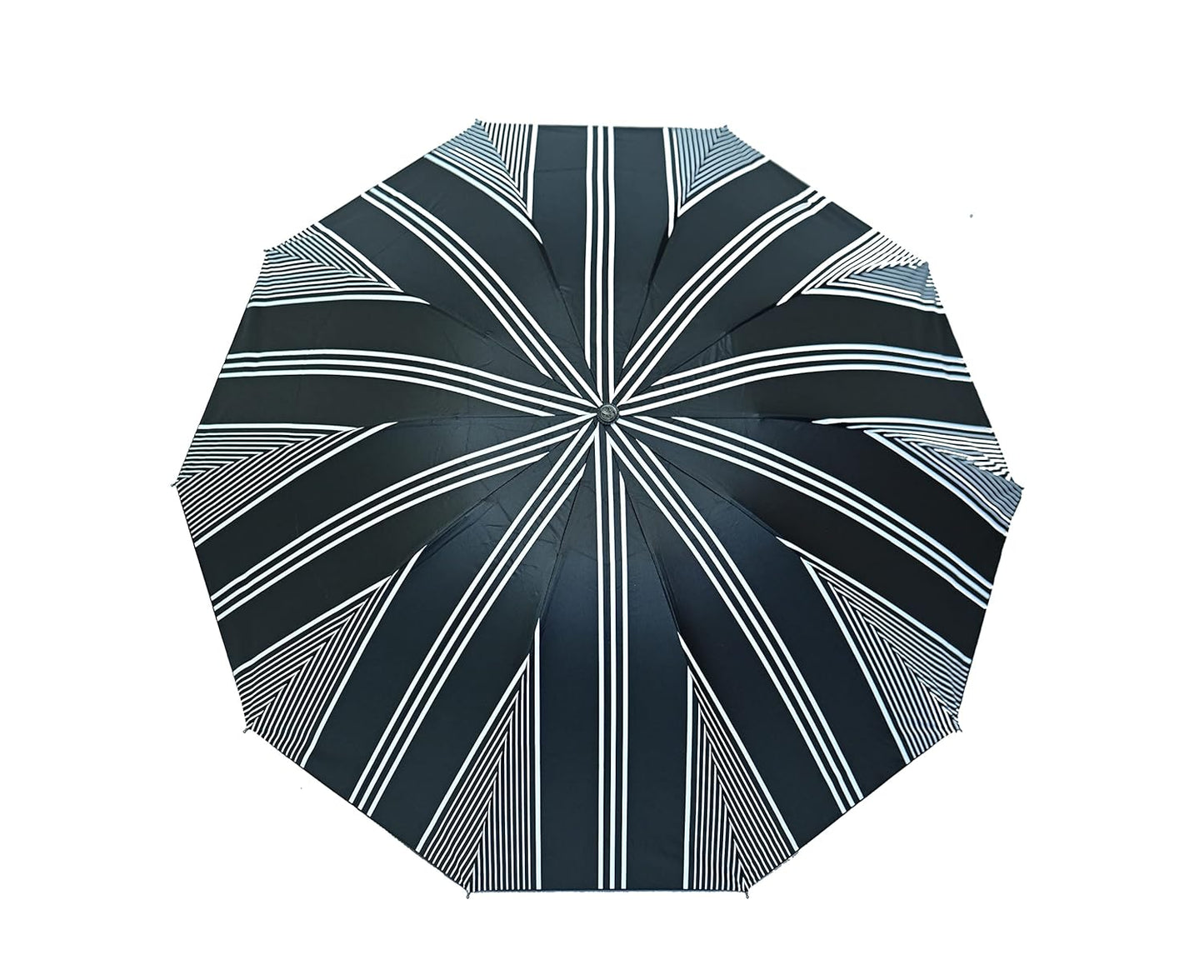 Printed 3 Folding Anti-Uv Sun/Rain Womens Compact Umbrella, Pack of 1