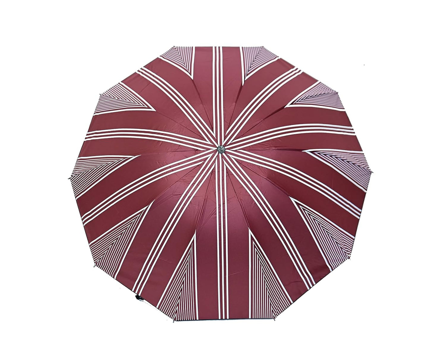 Printed 3 Folding Anti-Uv Sun/Rain Womens Compact Umbrella, Pack of 1