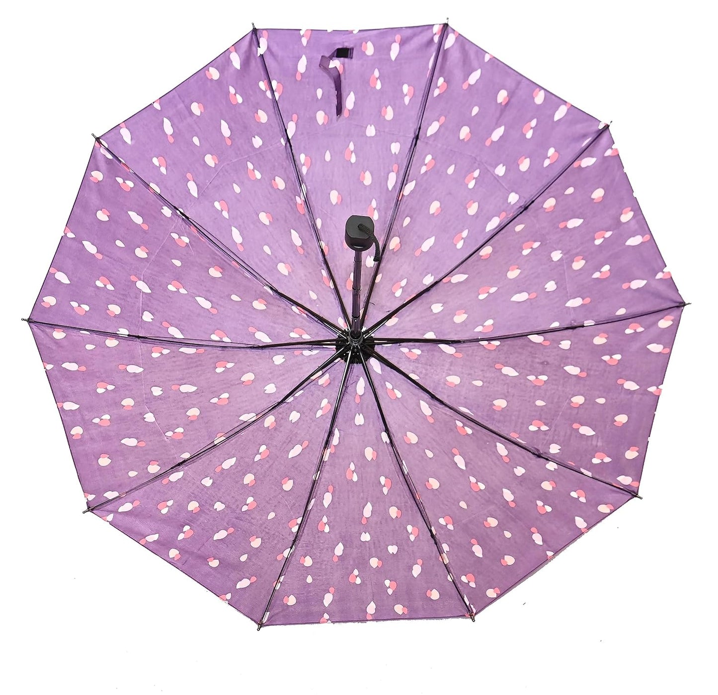 Drop Print 3 folding Ultra-LeightWeight Women Umbrella , Pack of 1