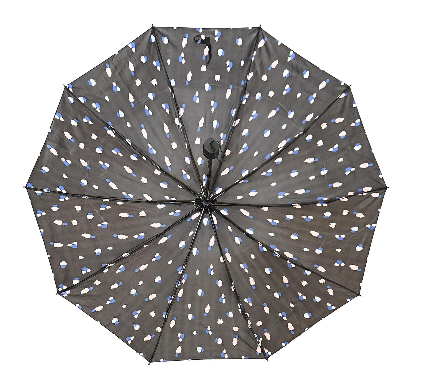 Drop Print 3 folding Ultra-LeightWeight Women Umbrella , Pack of 1