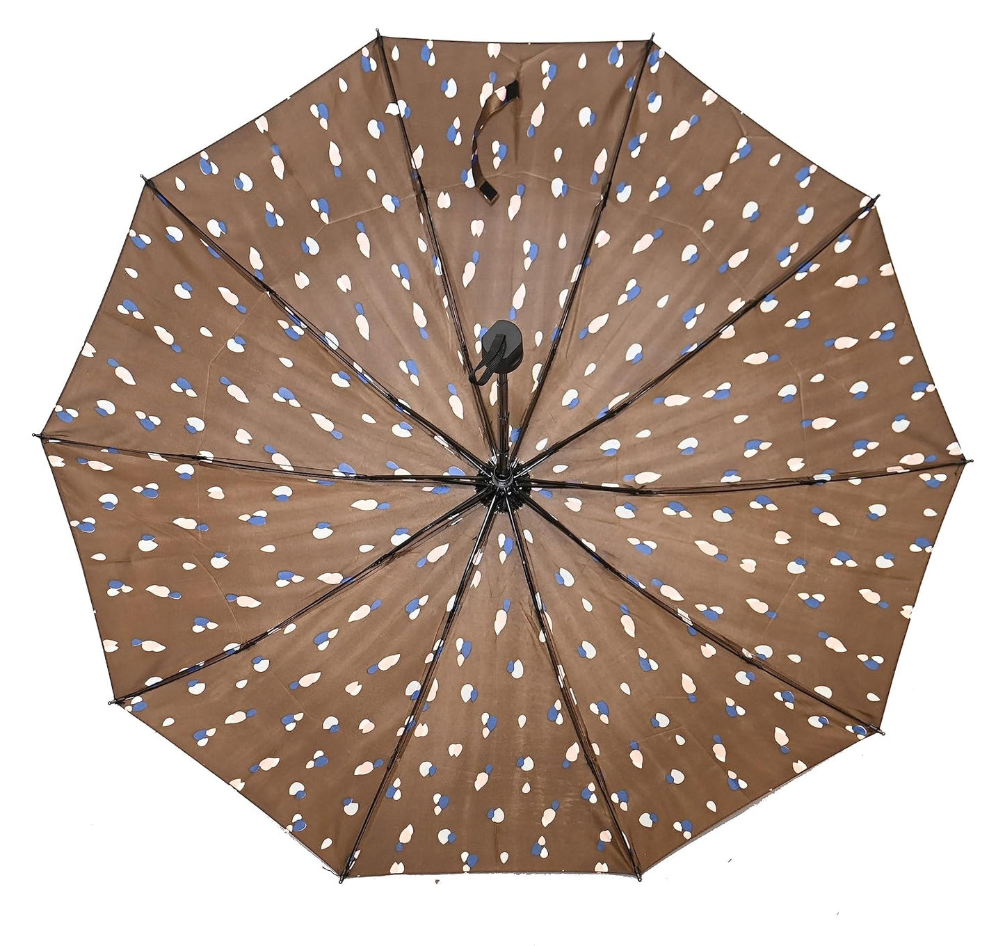 Drop Print 3 folding Ultra-LeightWeight Women Umbrella , Pack of 1