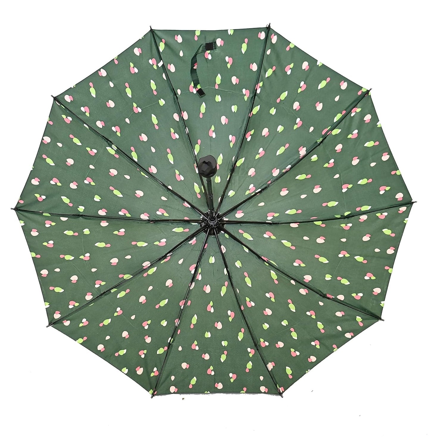 Drop Print 3 folding Ultra-LeightWeight Women Umbrella , Pack of 1