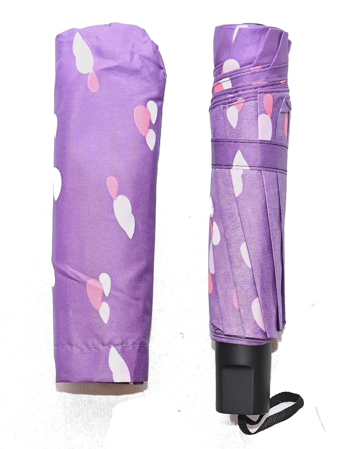 Drop Print 3 folding Ultra-LeightWeight Women Umbrella , Pack of 1