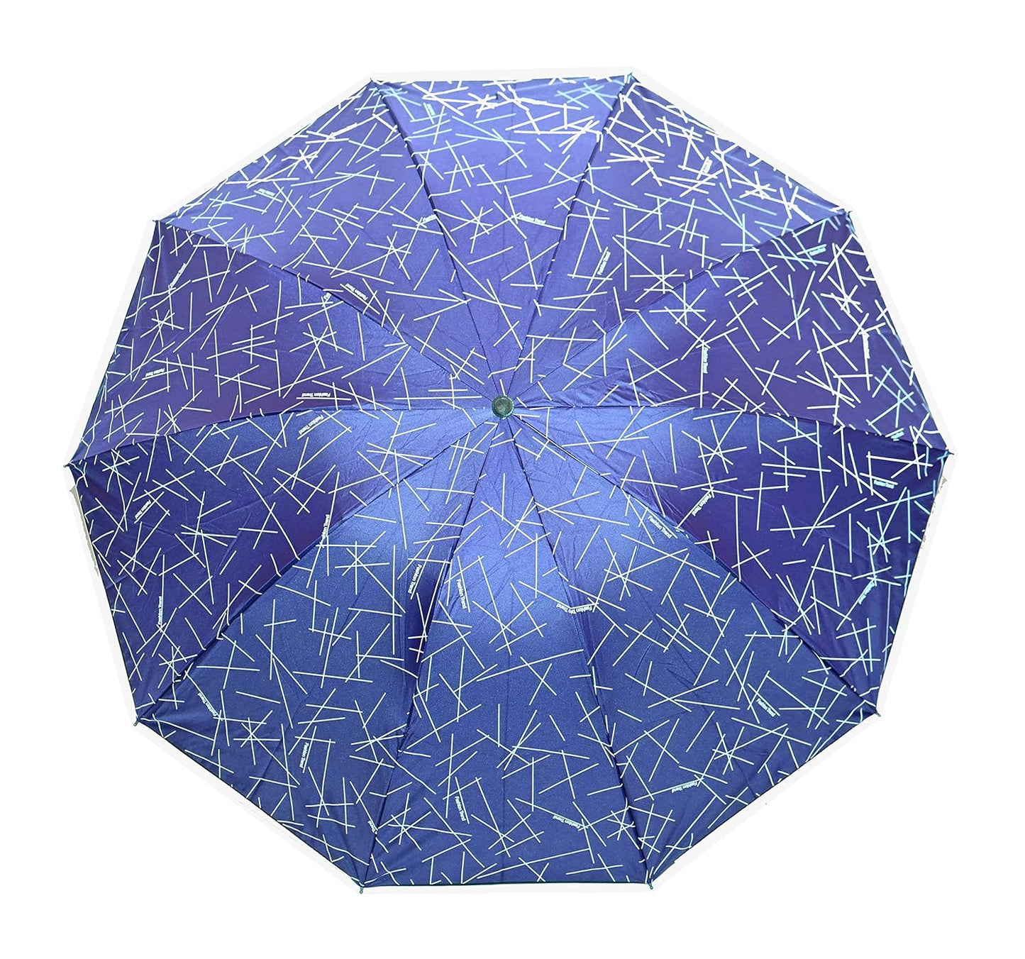 Printed 3 Fold ANTI UV/Rain Compact Umbrella,Pack Of 1
