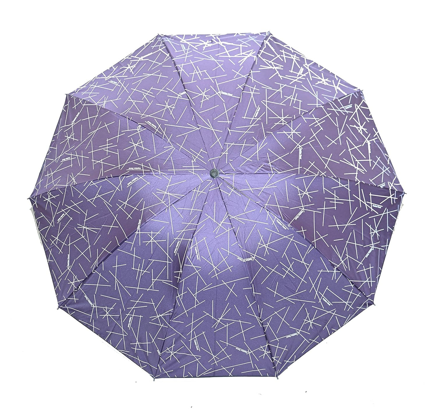 Printed 3 Fold ANTI UV/Rain Compact Umbrella,Pack Of 1