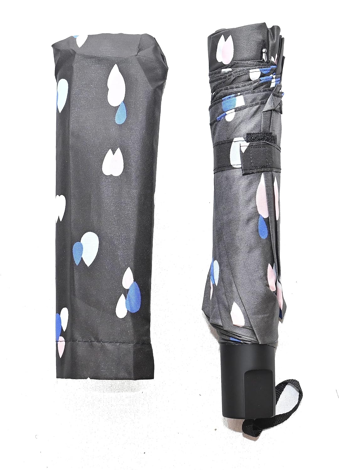 Drop Print 3 folding Ultra-LeightWeight Women Umbrella , Pack of 1