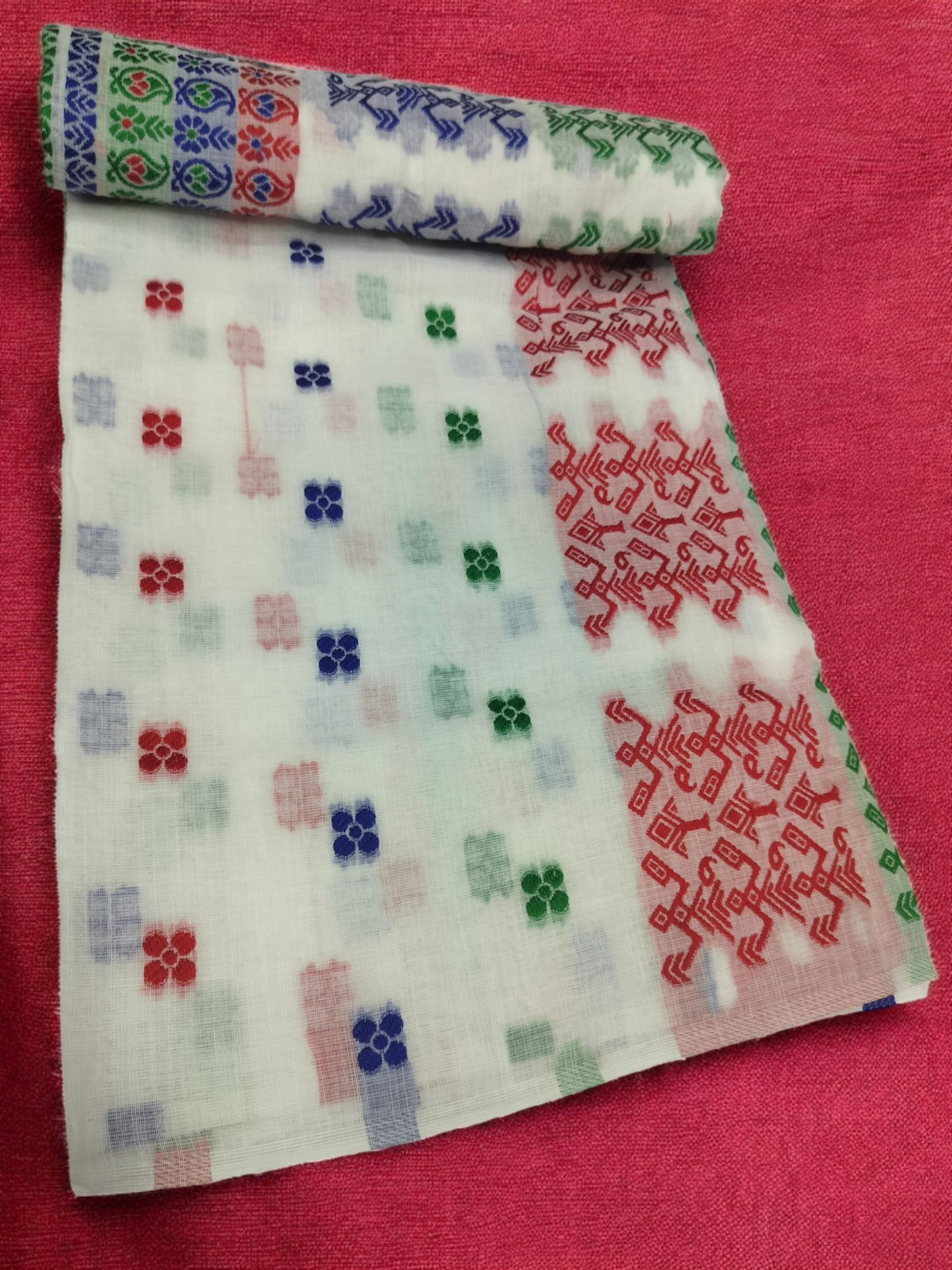 Mulicoloured Buwa 100% Premium Cotton-Royal Blue