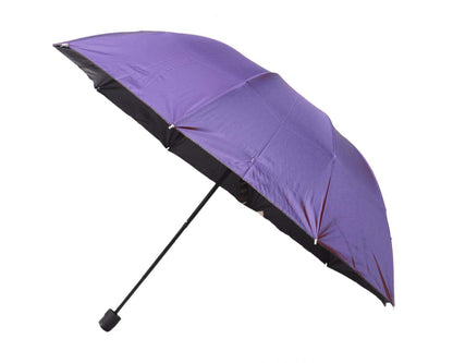 Water Begin Bloom Magic Compact Sun Travel Umbrellas for Women, Best Size, Anti-Uv Dome Shape, Sun/Rain Umbrella (Pack of 1)