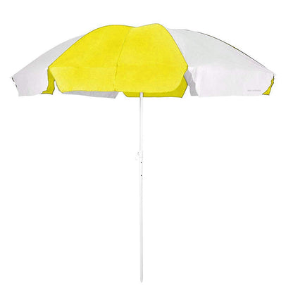 By-Color Blue and White Garden Folding Umbrella, Size - 40"(medium) & 48"(big) Beach Umbrella Pack Of 1