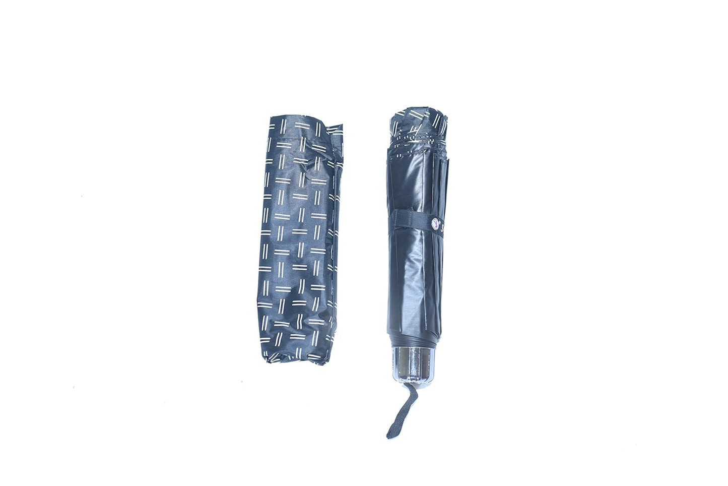 Printed 3 Folding Anti-Uv Sun/Rain Women Compact Umbrella, Pack of 1