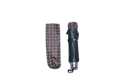Printed 3 Folding Anti-Uv Sun/Rain Women Compact Umbrella, Pack of 1