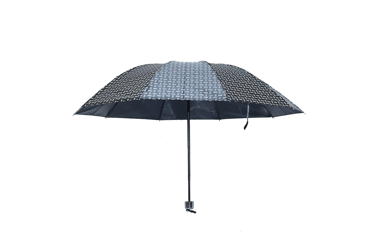 Printed 3 Folding Anti-Uv Sun/Rain Women Compact Umbrella, Pack of 1