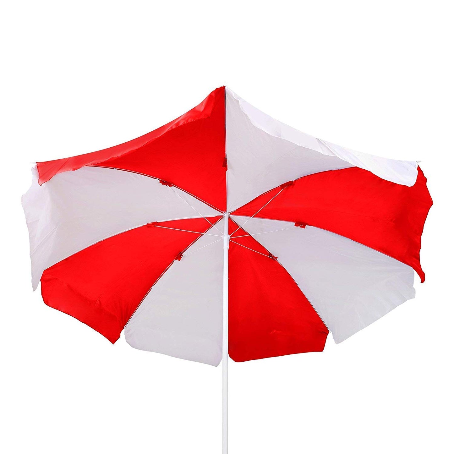By-Color Blue and White Garden Folding Umbrella, Size - 40"(medium) & 48"(big) Beach Umbrella Pack Of 1