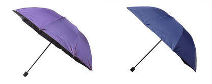 Water Begin Bloom Magic Compact Sun Travel Umbrellas for Women, Best Size, Anti-Uv Dome Shape, Sun/Rain Umbrella (Pack of 1)