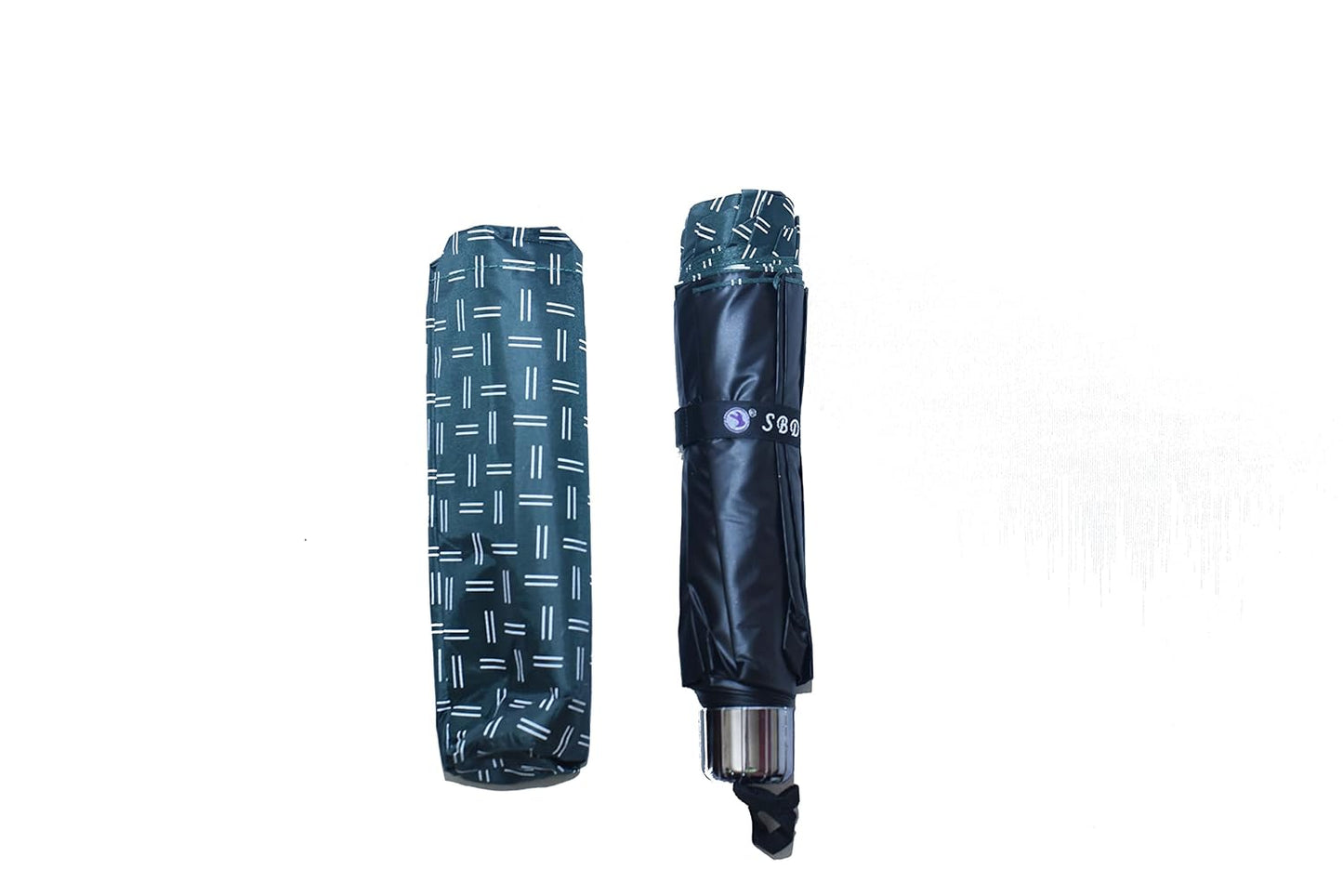 Printed 3 Folding Anti-Uv Sun/Rain Women Compact Umbrella, Pack of 1