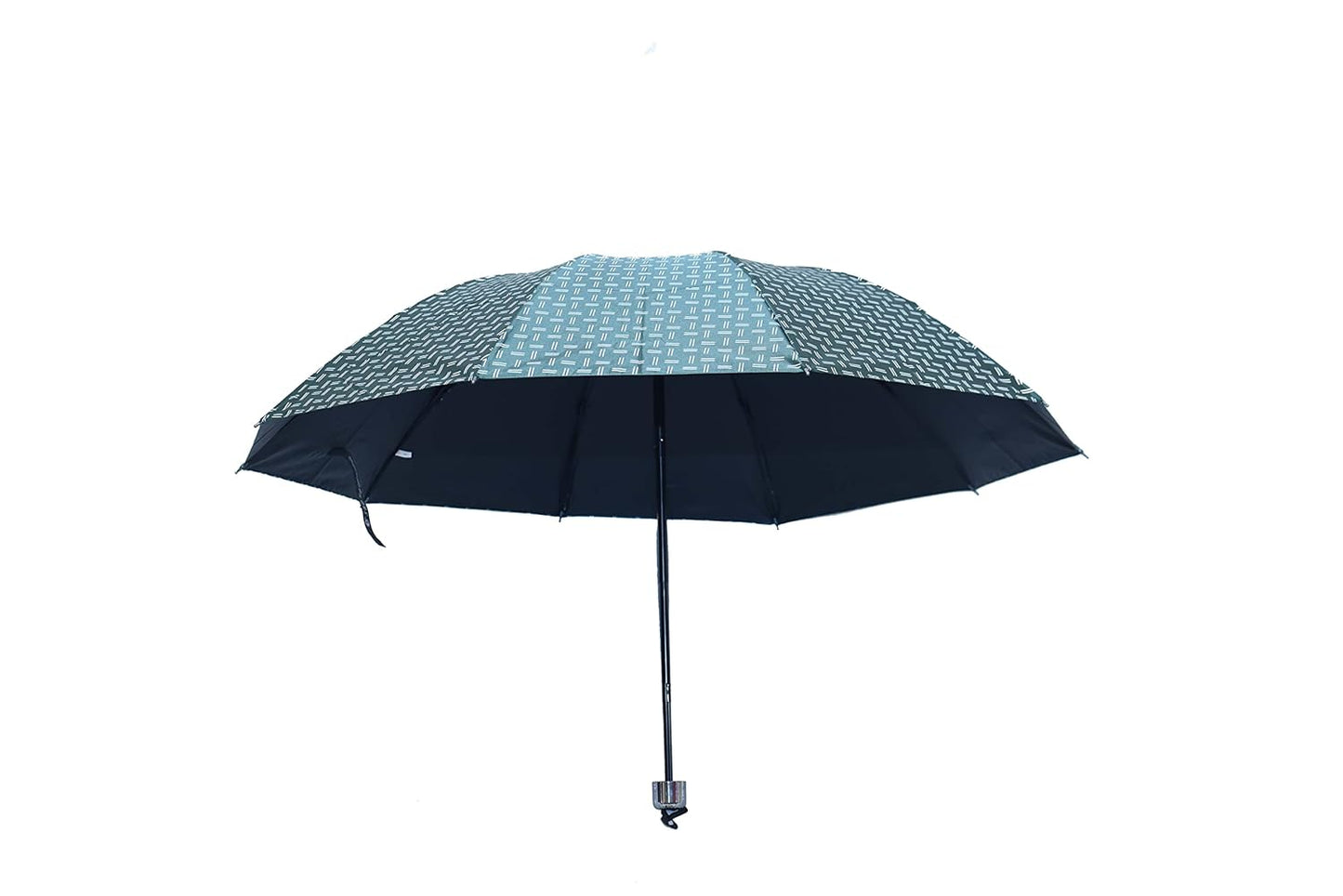 Printed 3 Folding Anti-Uv Sun/Rain Women Compact Umbrella, Pack of 1