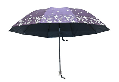 3 Folding Anti-UV Water Magic Rain Umbrella, Pack Of 1