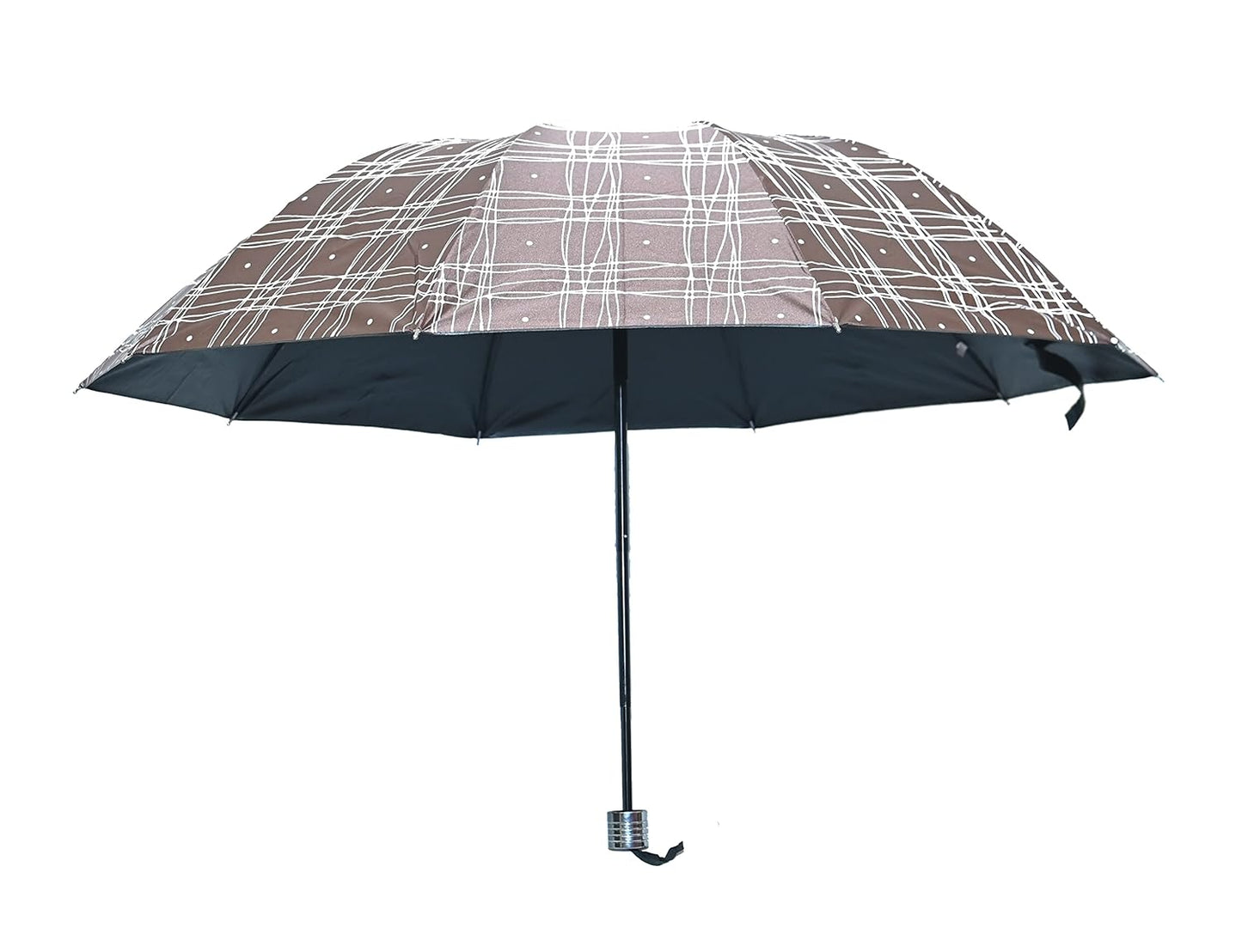 Casual Print 3 Fold Anti-UV/Rain Umbrella,Pack Of 1