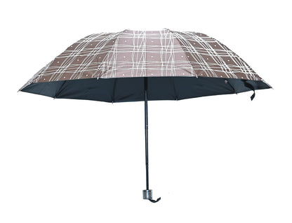 Casual Print 3 Fold Anti-UV/Rain Umbrella,Pack Of 1
