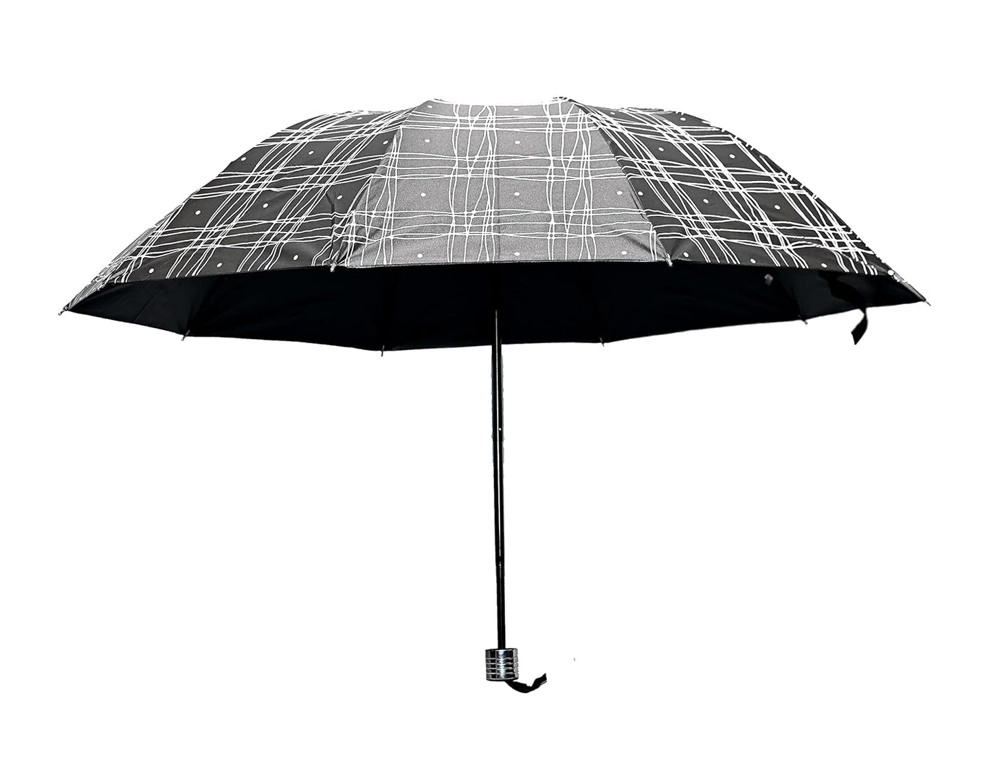 Casual Print 3 Fold Anti-UV/Rain Umbrella,Pack Of 1
