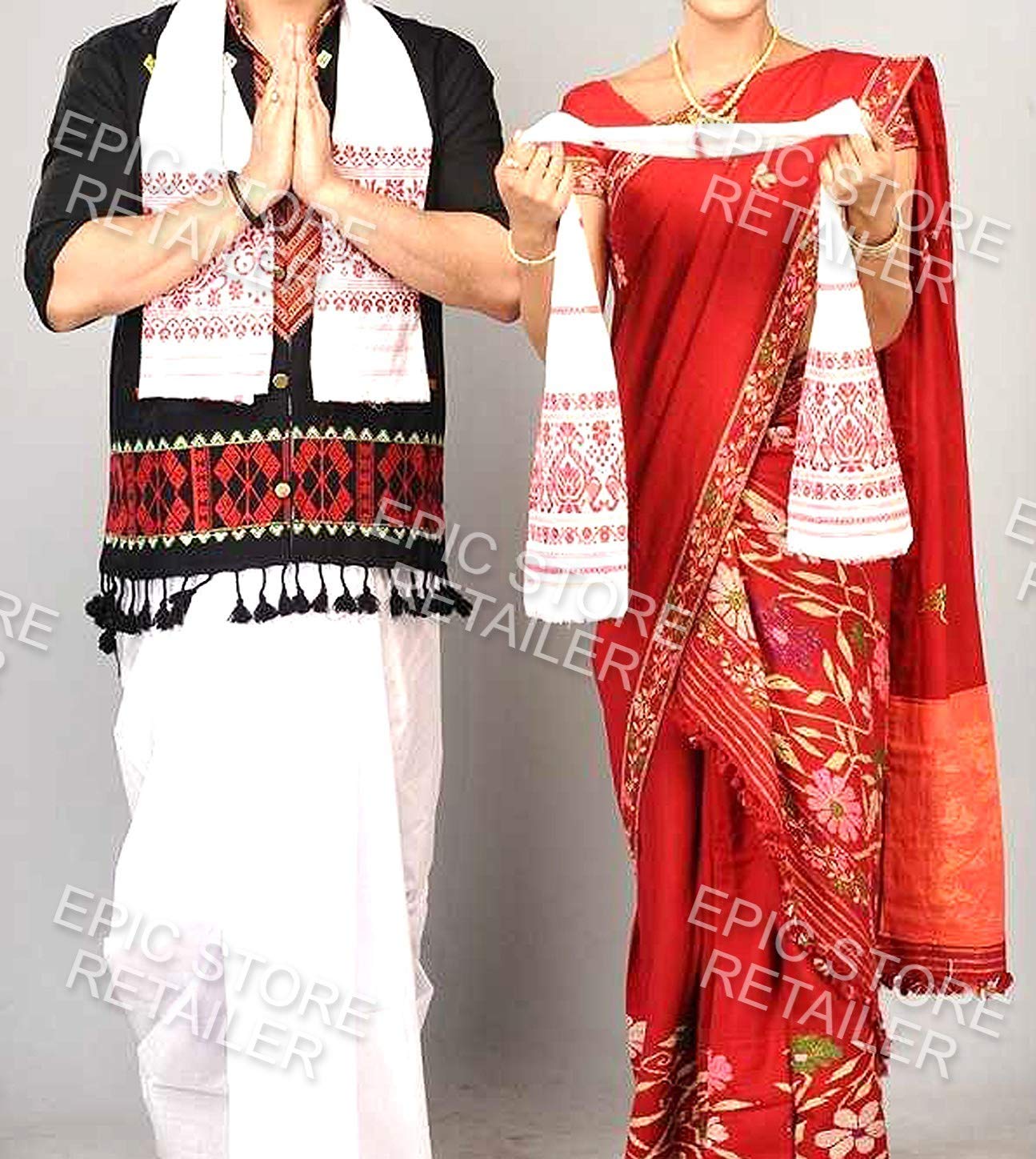 Handcrafted Assamese Artisanal Cotton Gamusa / Towel