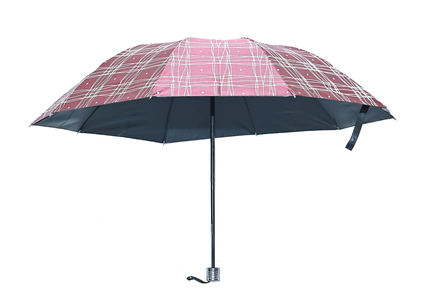 Casual Print 3 Fold Anti-UV/Rain Umbrella,Pack Of 1