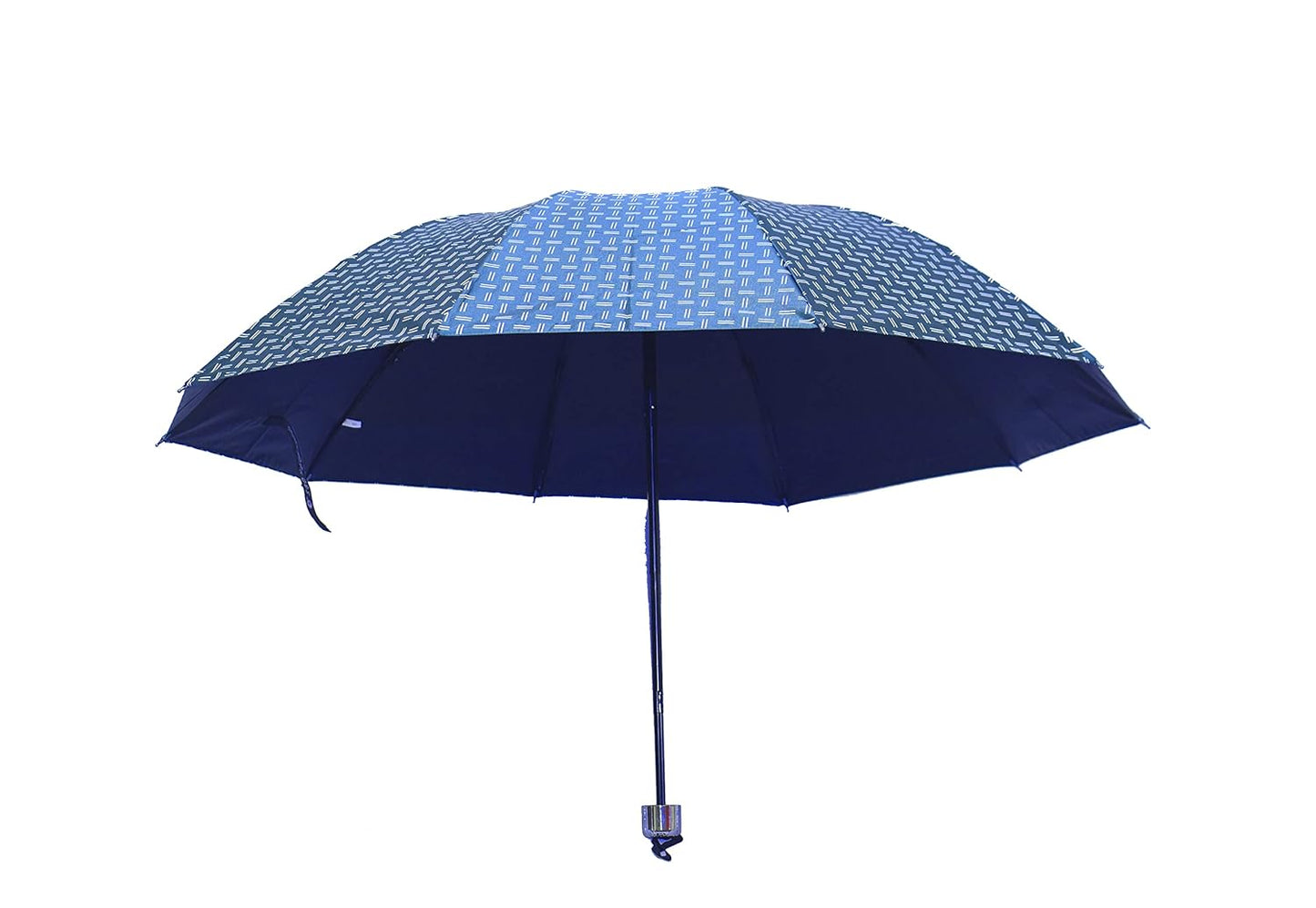 Printed 3 Folding Anti-Uv Sun/Rain Women Compact Umbrella, Pack of 1
