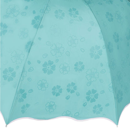 Water Magic Umbrella : 3 Fold Anti UV Protection, Beautiful Wave Design Solid Color Umbrella