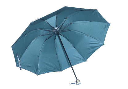 FloralPrinted 3 Fold Anti-Uv,Inner Solid Color Women Compact Umbrella,Pack of 1