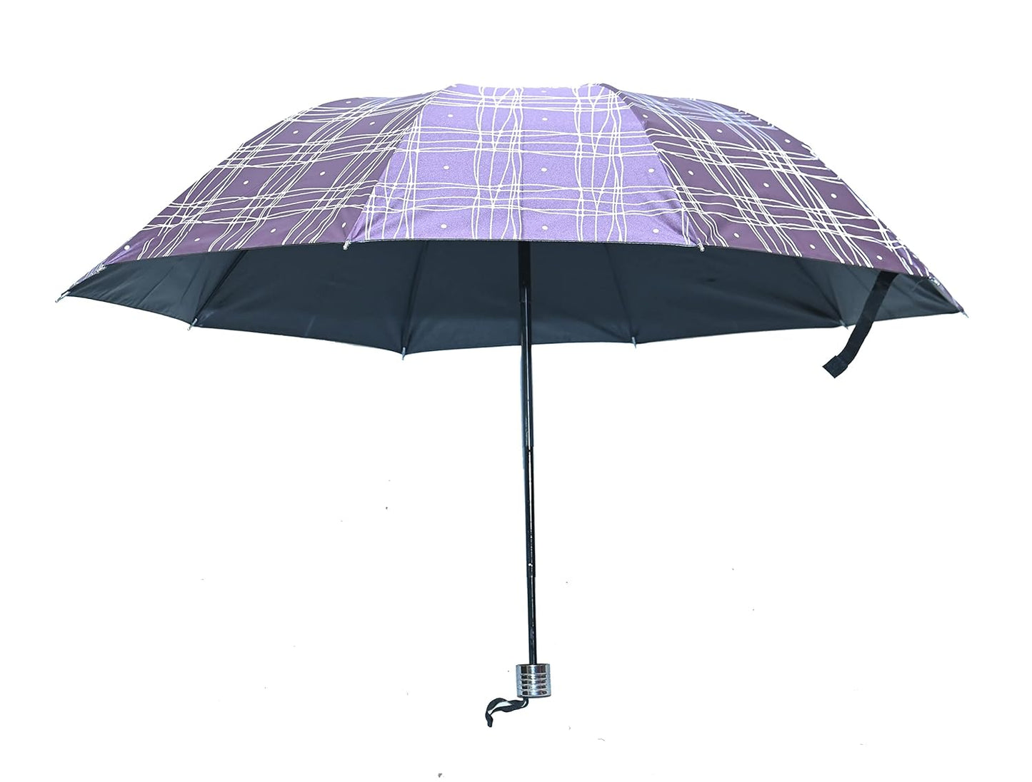 Casual Print 3 Fold Anti-UV/Rain Umbrella,Pack Of 1