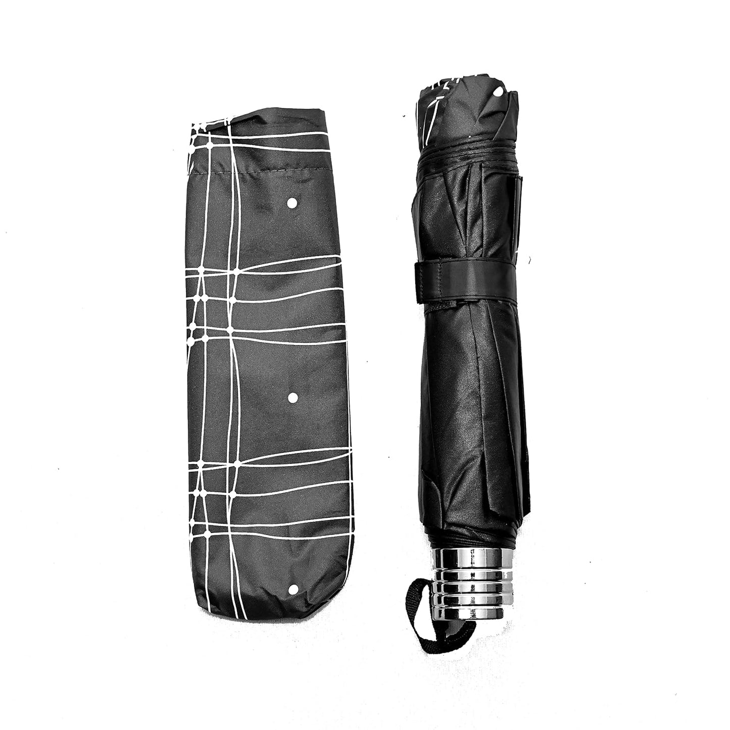 Casual Print 3 Fold Anti-UV/Rain Umbrella,Pack Of 1