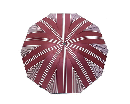 Printed 3 Folding Anti-Uv Sun/Rain Womens Compact Umbrella, Pack of 1
