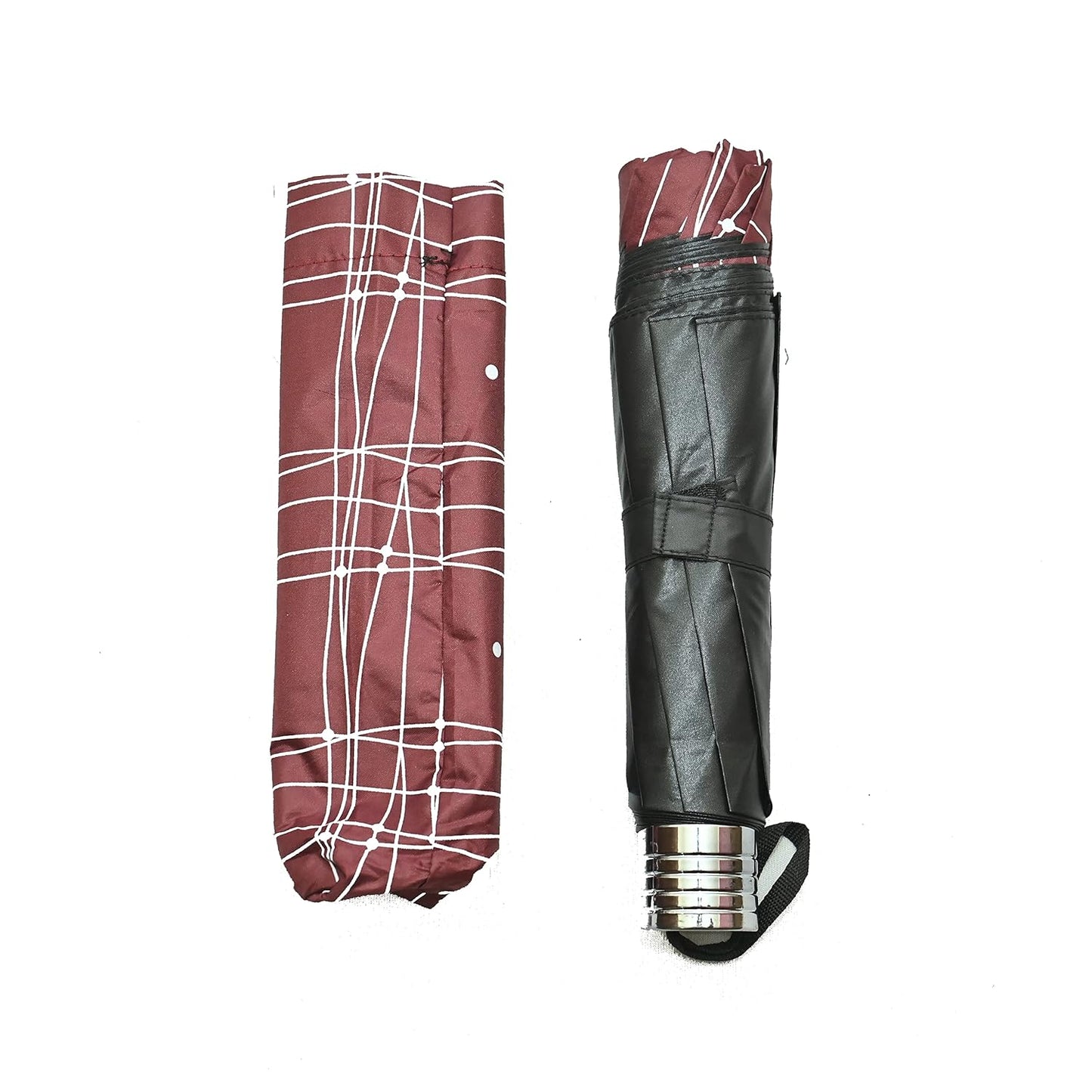 Casual Print 3 Fold Anti-UV/Rain Umbrella,Pack Of 1